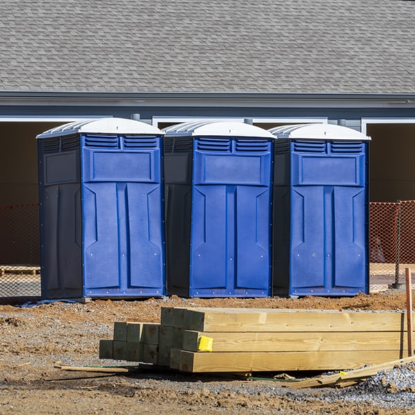 are there any restrictions on where i can place the porta potties during my rental period in Hillside